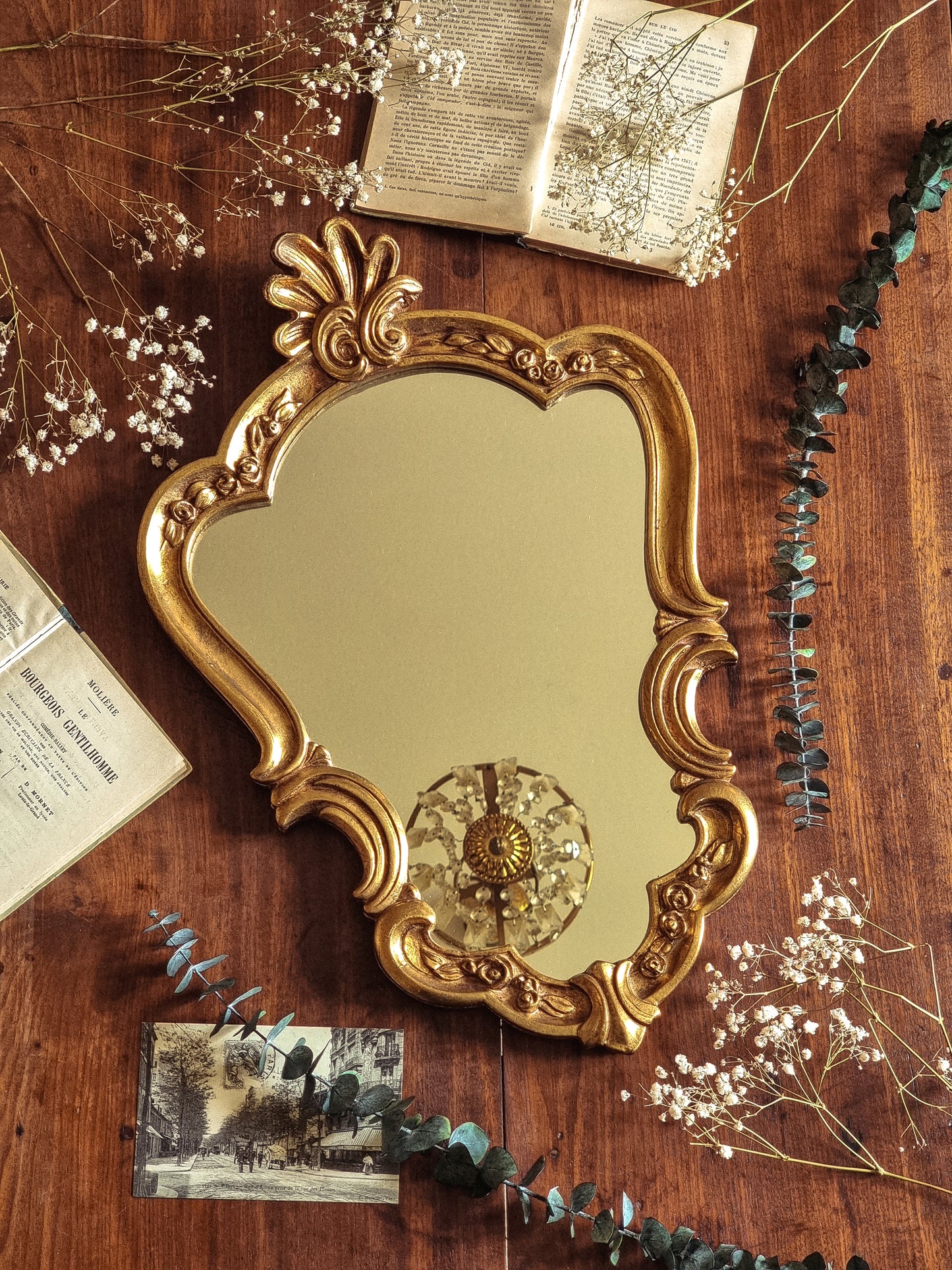 LE DÉLICAT - MIROIR DORÉ