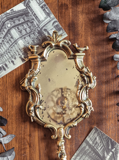 MIROIR À MAIN EN BRONZE