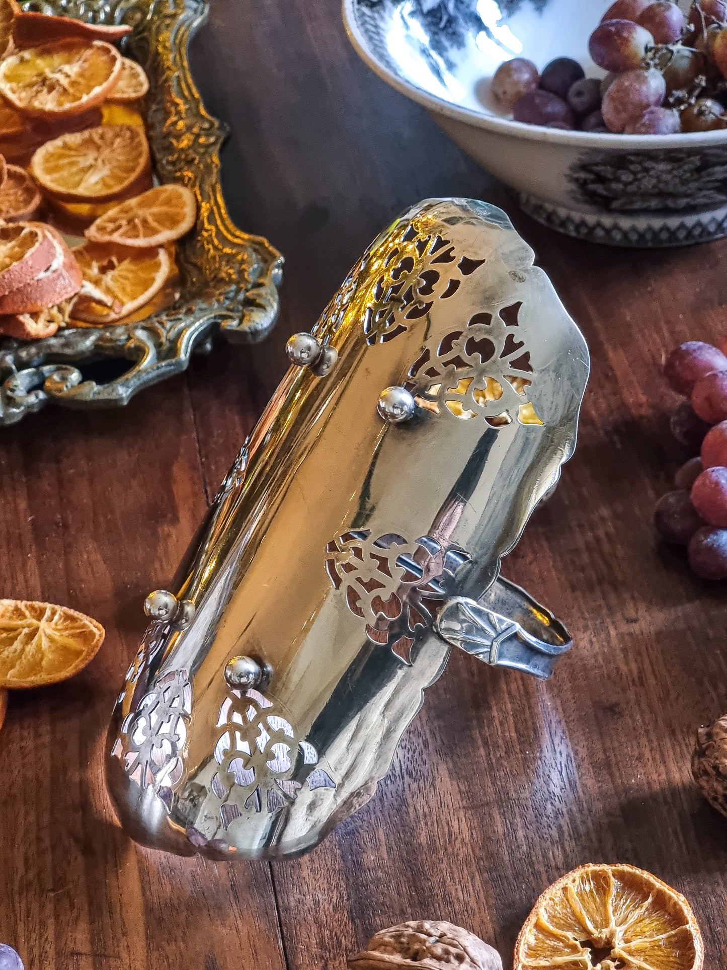 PANIÈRE PLAQUÉE ARGENT