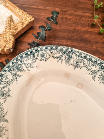 GRAND PLAT OVALE, TERRE DE FER