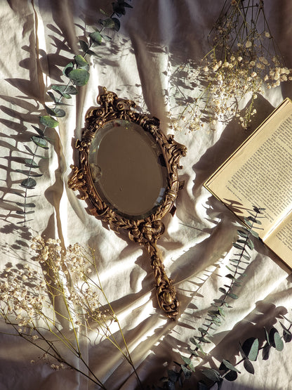 MIROIR À MAIN EN BRONZE