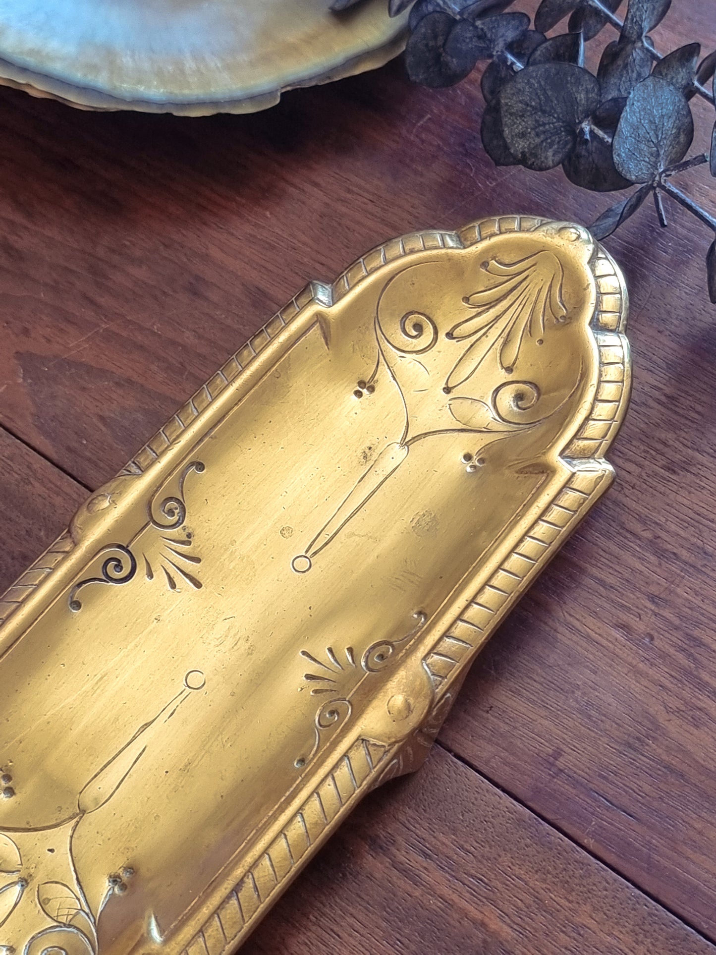 PLUMIER EN BRONZE