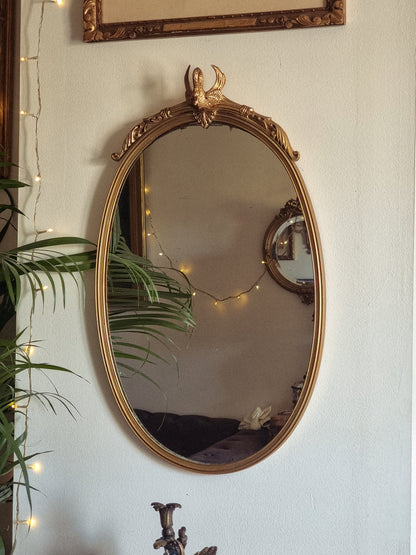 LE CYGNE - MIROIR OVALE