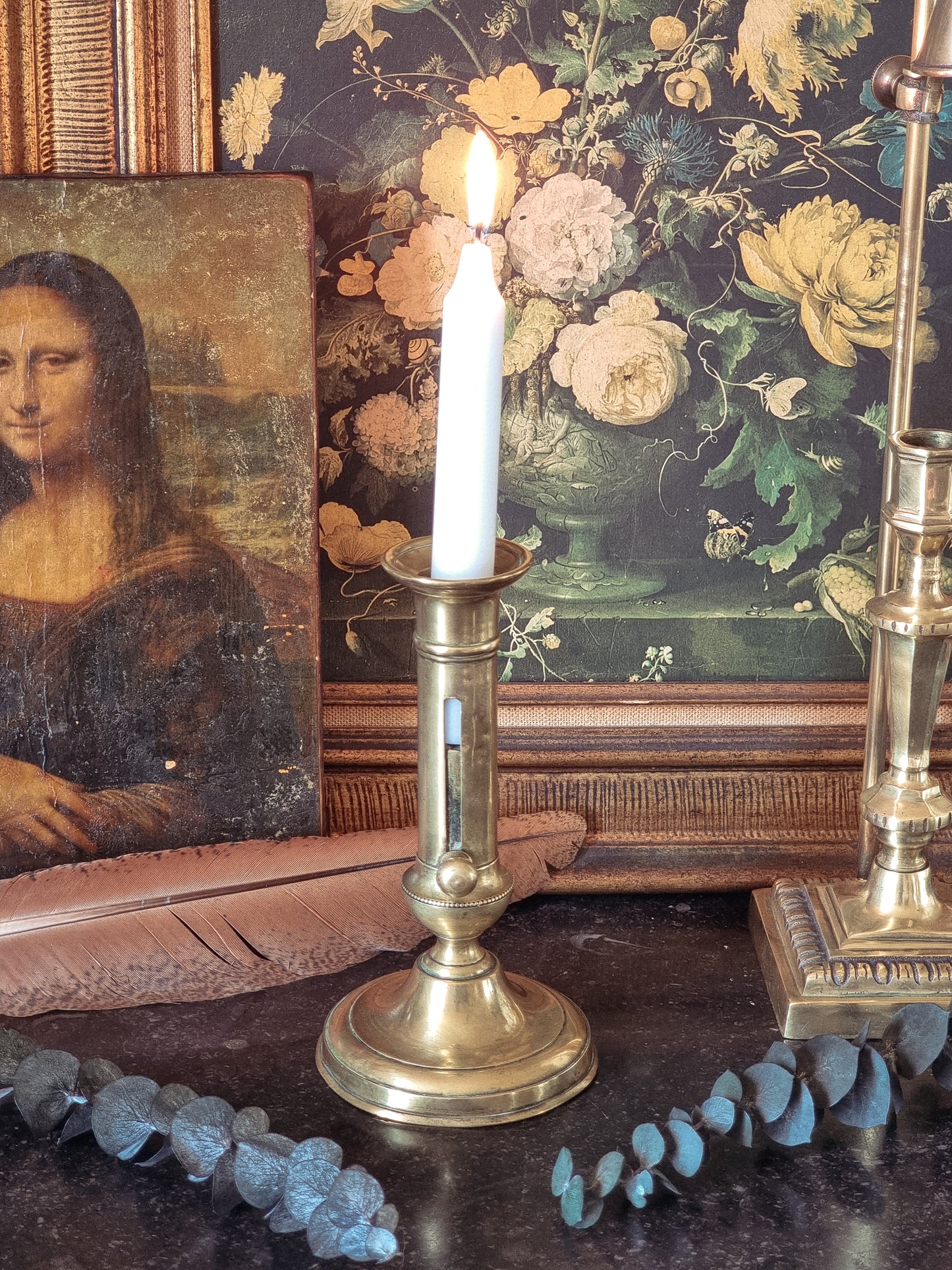 BOUGEOIR À POUSSEOIR